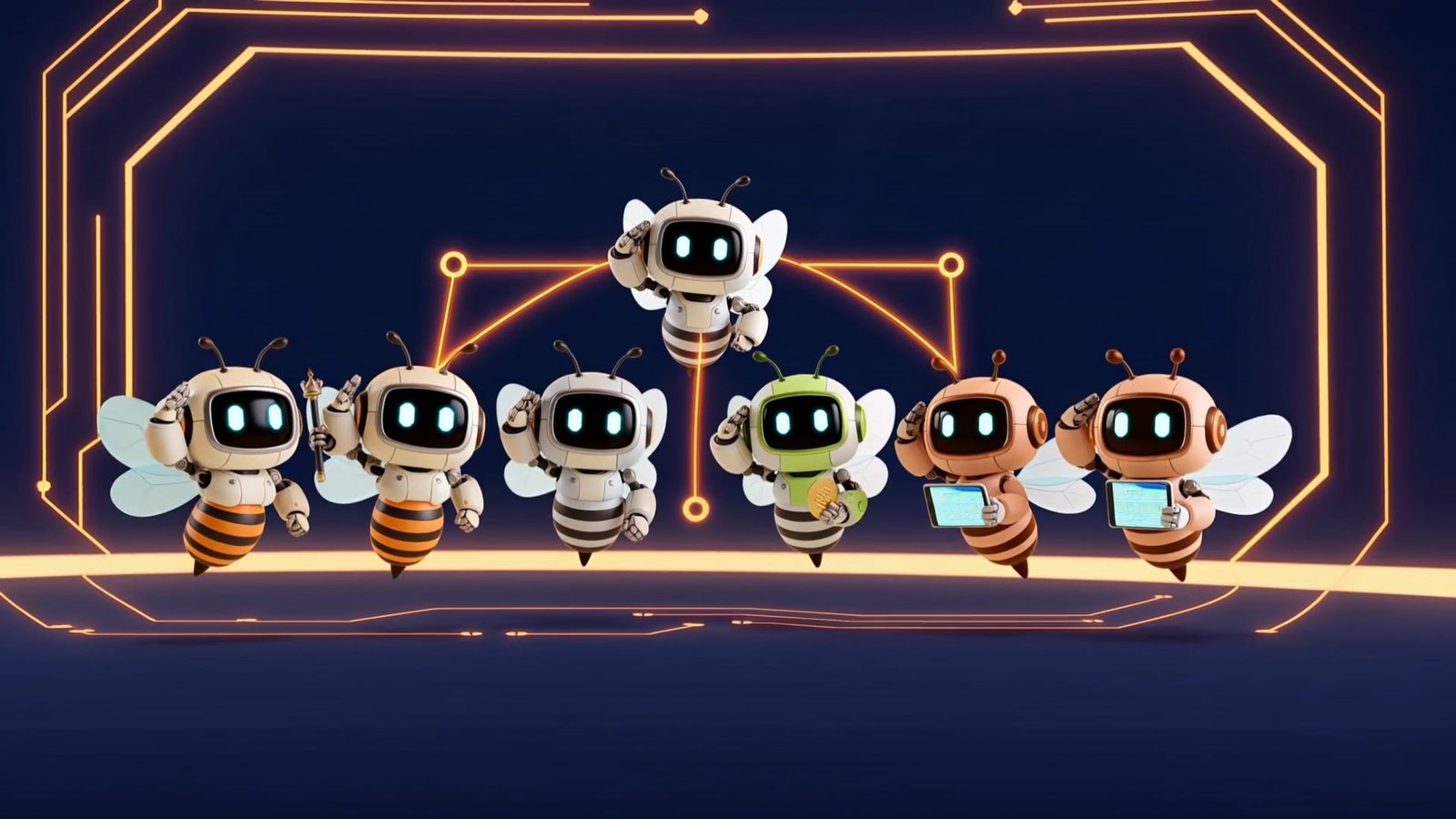 What is an AI agent: the toBee.team agent team